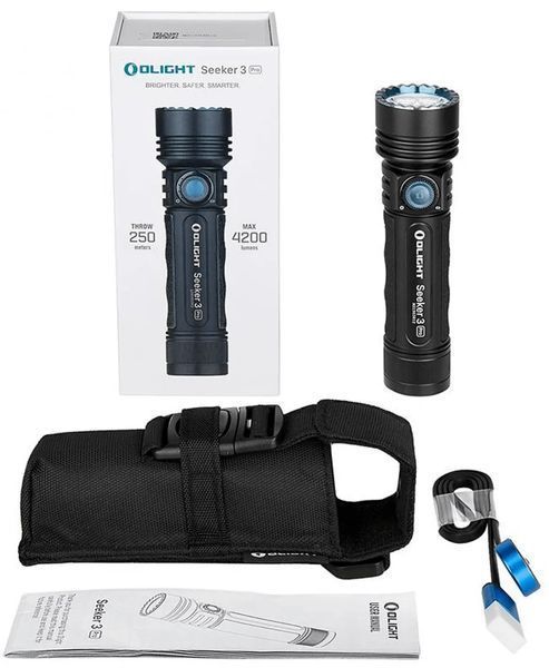 Фонарь Olight Seeker&nbsp;3&nbsp;Pro Black 2370.35.29 фото