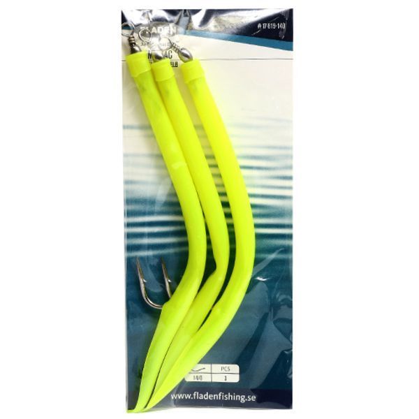 Морський монтаж Fladen Rubber Mac 5pcs size 9/0 Yellow (17-819-90) 17-819-90 фото