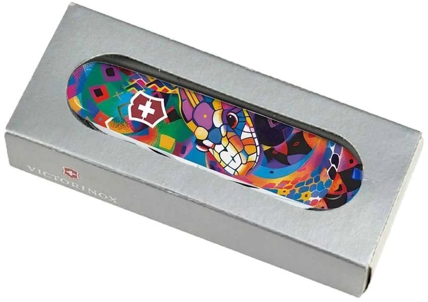 Нож Victorinox Swiss Army Climber Zodiac. Яркая змея 61.92.84 фото