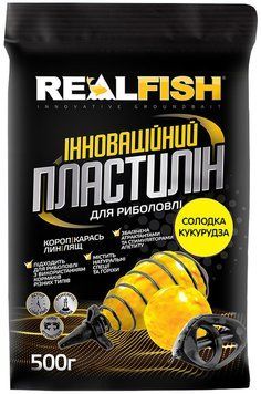 Пластилин Real Fish Сладкая кукуруза 500g 809.00.07 фото
