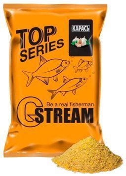 Прикормка G.Stream TOP Series 1kg Карась чеснок 1375.00.65 фото