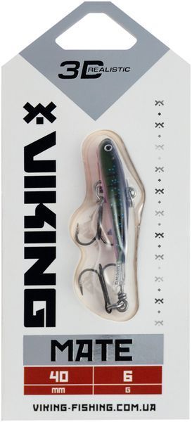 Балансир Viking Fishing Mate Ice Jig 40mm 6g #22 Kingfisher Pink 1919.05.12 фото