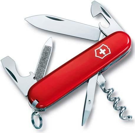 Нож Victorinox 0.3803 Sportsman ц: красный 61.09.83 фото