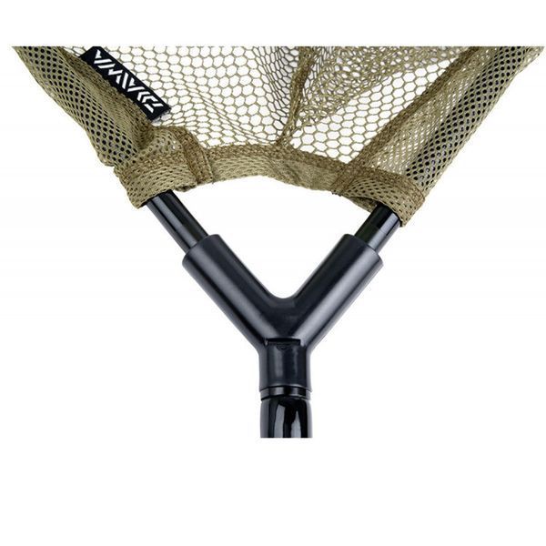 Подсак Daiwa Black Widow Carp Landing Net 100х100cm 1.81m tele handle (11579-185) 11579-185 фото