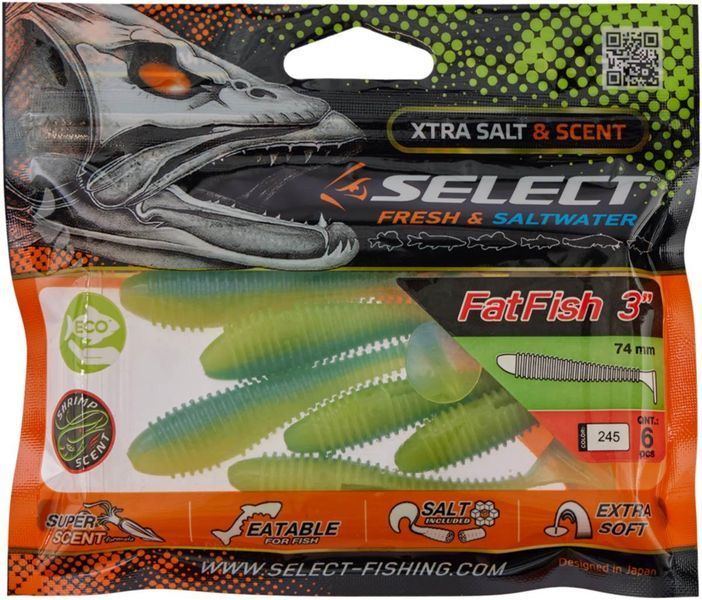 Силикон Select FatFish 3" #245 (6 шт/уп) 1870.71.97 фото