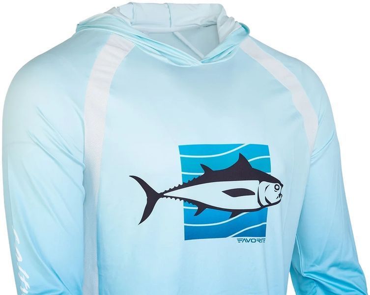 Реглан Favorite Hooded Jersey Tuna XL ц:блакитний 1693.55.21 фото