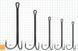 Двойник Gurza Double Hook X-Long BN Shank №3/0 (2шт/уп) 6543.00.30 фото 3