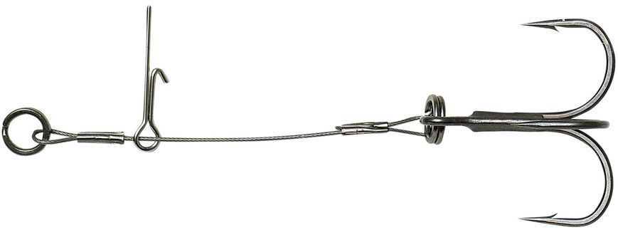Оснастка Savage Gear Carbon49 T-Treble Spike Stingers #1/0 (2 шт/уп.) 1854.09.76 фото