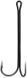 Двойник Gurza Double Hook X-Long BN Shank №4/0 (2шт/уп) 6543.00.31 фото 1