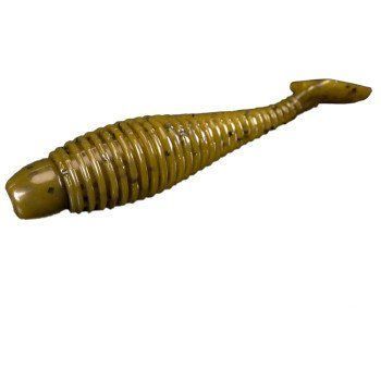 Силикон Lunker City Grubster 4.25" #024 Green Pumpkin 6шт. (84024) 84024 фото