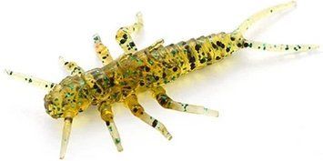 Силикон FishUP Stonefly 0.75" #036 - Caramel/Green & Black (12шт/уп) 1864.00.40 фото