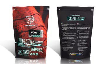 Принада Interkrill Преміум Карась-Часник 1кг NFS-001 фото
