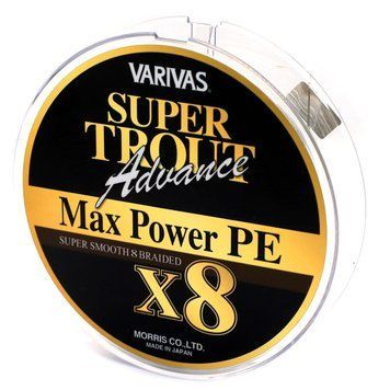 Шнур Varivas Trout Advance Max Power PE x8 150m 9.1kg 0.165mm #1.0 (VA 14433) VA 14433 фото