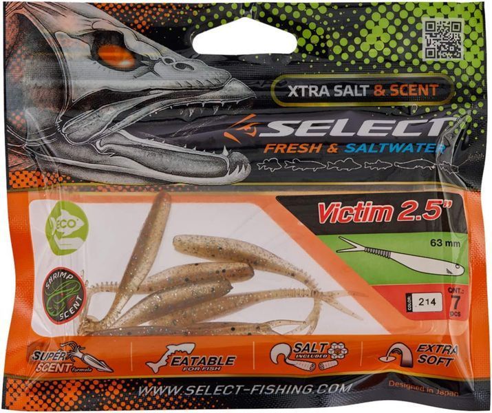 Силикон Select Victim V-Tail 2.5" #214 (7 шт/уп) 1870.74.27 фото