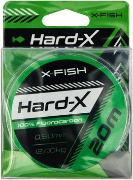 Флюорокарбон X-Fish Hard-X 20m (clear) 0.50mm 12.00kg 1917.03.90 фото