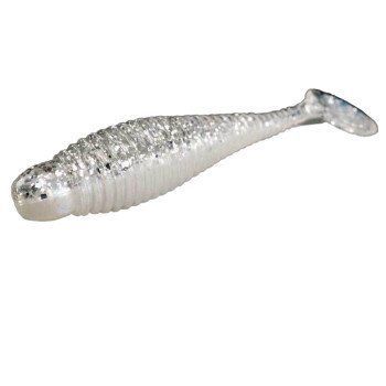 Силикон Lunker City Grubster 4.25" #132 Ice Shad 6шт. (84132) 84132 фото