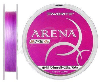 Шнур Favorite Arena PE 150m (purple) #0.2/0.076mm 5lb/2.1kg 1693.10.97 фото