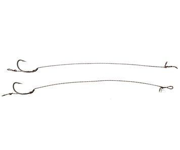 Готовий повідець Carp Pro 15см Sinking Braid 25 lb x8 PTFE Wide Gape Сapture №4 CP258-WGC042 фото