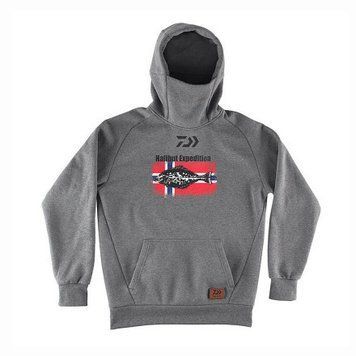 Худи Daiwa D-Vec Hoodie Halibut Expedition Grey XL (18207-330) 18207-330 фото