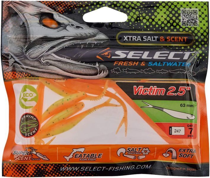 Силикон Select Victim V-Tail 2.5" #247 (7 шт/уп) 1870.74.28 фото