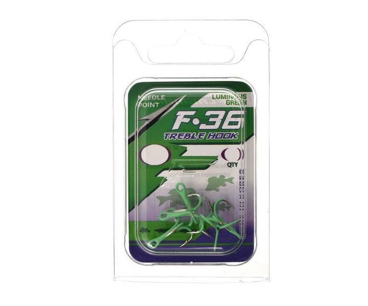 Трійник Flagman F36 Luminous Green №10 F36G-10 фото