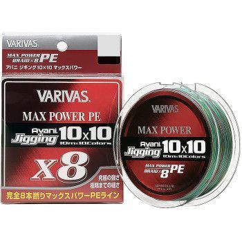 Шнур Varivas Avani Jigging Max Power X8 10*10 Multicolor 200m 10.8kg 0.185mm #1.2 (РБ-634312) РБ-634312 фото