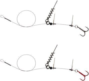 Оснастка Savage Gear Linethru Corkscrew Rig #2 30cm 22kg (2 шт/уп.) 1854.12.95 фото