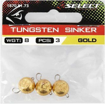 Груз-головка Select вольфрамовая 10.0g ц:золото 1870.51.75 фото