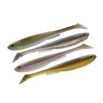 Силикон Daiwa Prorex Slim Shady Nature Set 105mm 8.0g 4pcs #Color Mix 1 (15100-700) 15100-700 фото