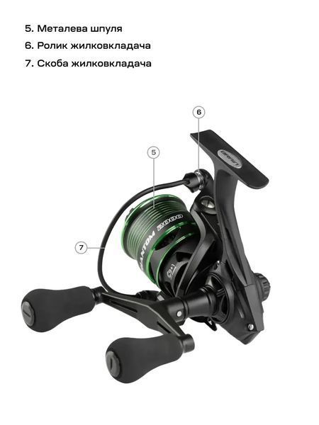 Катушка Brain Phantom Match/Bolo Double Handle 4000 9+1BB 1858.46.83 фото