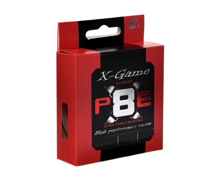 Шнур Azura X-Game PE X8 Fiery Red 150м #1.5 0.205мм X8-15 фото