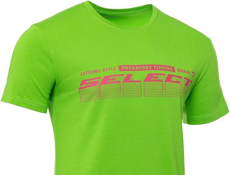 Футболка Select T-Shirt Graded Logo M Lime 1870.76.79 фото