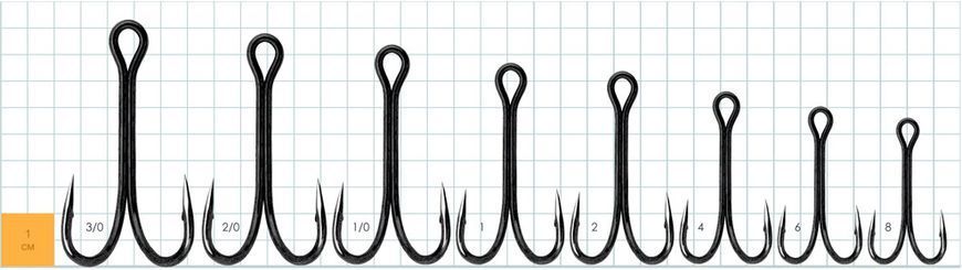 Подвійник Gurza Double Hook Long Shank BN No6 (6шт/пач) 6543.01.04 фото