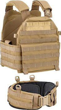 Жилет тактический Defcon5 Carrier Vest с поясом. Coyote tan 1422.02.68 фото