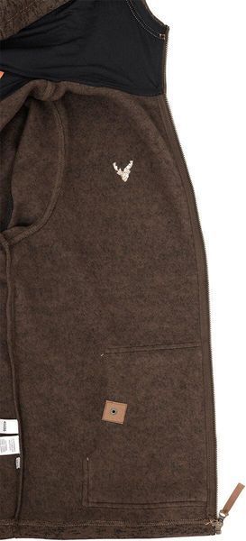 Куртка Orbis Textil Herrenjacke Strick-Fleece 418000-69. XL. Темно-коричневий 2900.02.80 фото