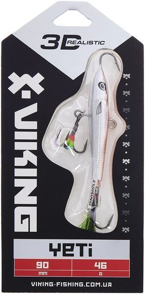 Балансир Viking Fishing Yeti Ice Jig 90mm 46.0g #12 Smoke Anchovy 1919.02.66 фото