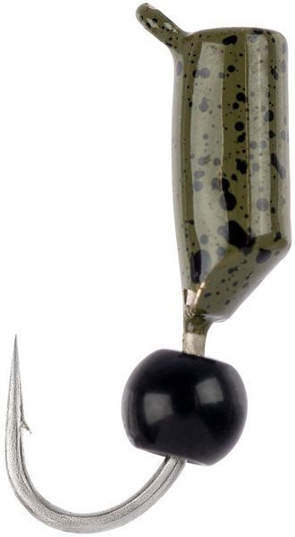 Мормышка вольфрамовая Viking Fishing Rigabik+bead 0.35g 2mm Olive+B (5шт) 1919.04.09 фото