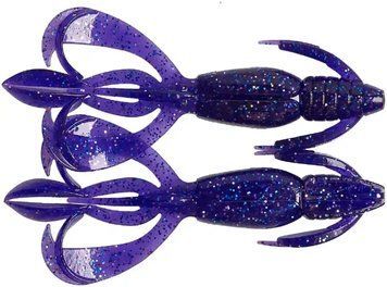 Силикон Keitech Crazy Flapper 2.4" (10 шт/уп) ц:ea#04 violet 1551.14.35 фото