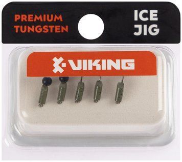Мормышка вольфрамовая Viking Fishing Rigabik+bead 0.35g 2mm Olive+B (5шт) 1919.04.09 фото