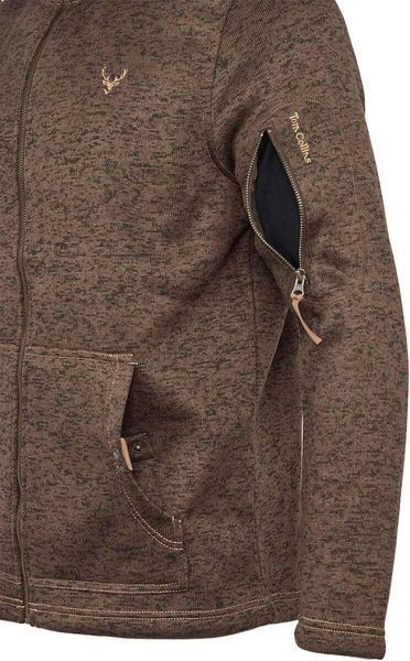 Куртка Orbis Textil Herrenjacke Strick-Fleece 418000-69. XL. Темно-коричневий 2900.02.80 фото