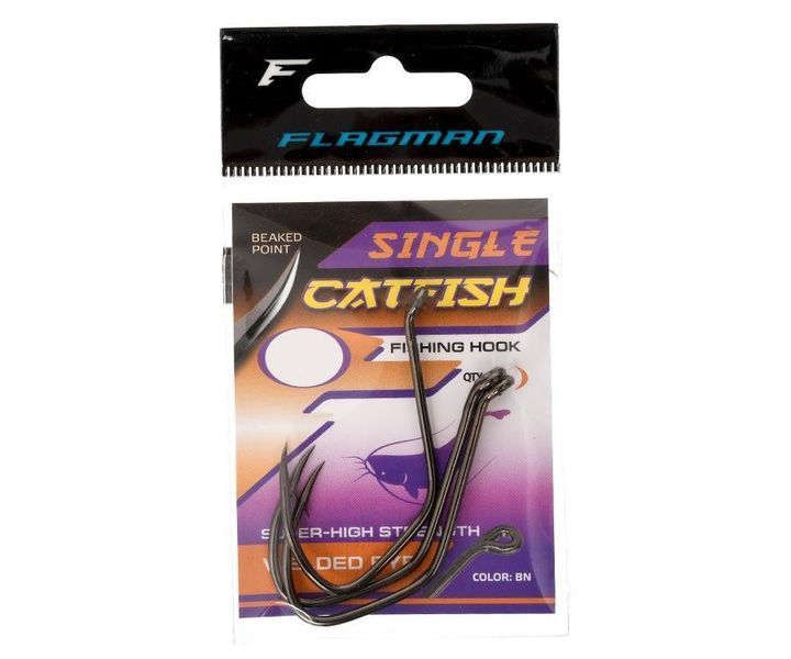 Крючки Flagman Cat Fish Strong Hook №1/0 FCFSH1.0 фото