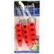 Морской монтаж Fladen Wiged Octopus Red/Black 3-hooks 10/0 (17-1416-10-0) 17-1416-10-0 фото 1