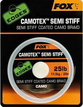 Повідцевий матеріал Fox International Edges Camotex Semi-Stiff 20lb 1579.09.44 фото