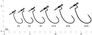 Крючок Decoy Worm117 HD Hook Offset #2 (5 шт/уп) 1562.08.01 фото