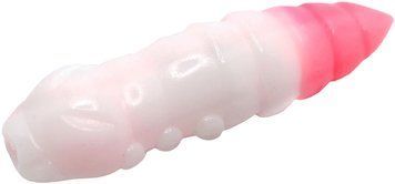 Силикон FishUP Pupa 1.5' cheese taste #132 - White/Bubble Gum (8шт/уп) 1864.07.77 фото