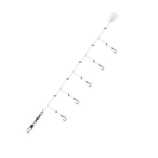 Монтаж Daiwa Grand Wave Herring Rig 135cm 0.3/0.4mm #10 Glow (16517-235) 16517-235 фото