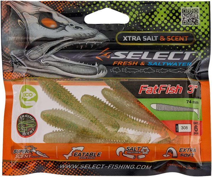 Силикон Select FatFish 3" #308 (6 шт/уп) 1870.72.02 фото