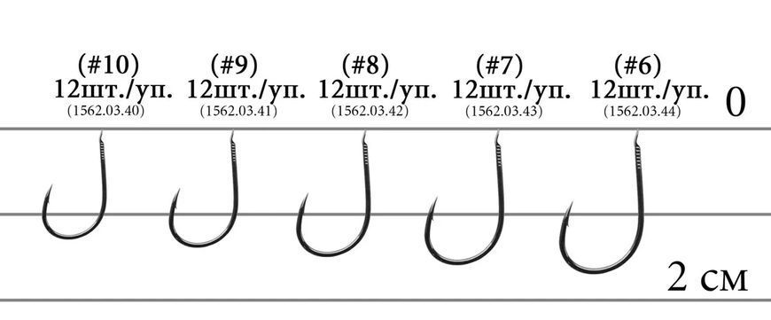 Крючок Decoy K-105 Live Bait Light #10 (12 шт/уп) 1562.03.40 фото
