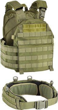 Жилет тактический Defcon5 Carrier Vest с поясом. OD Green 1422.02.67 фото