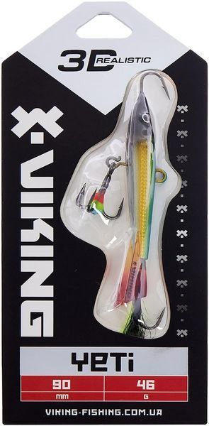 Балансир Viking Fishing Yeti Ice Jig 90mm 46.0g #2 Green Glam 1919.02.56 фото